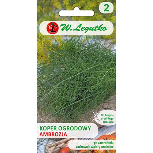 1 szt, Koper Ambrozja - Nasiona: Ilość w opakowaniu: 5 g