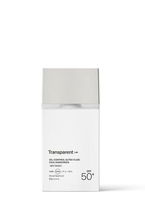 Transparent Lab Oil Control Ultra Fluid Cica Sunscreen – matujący krem SPF 50, 100 ml