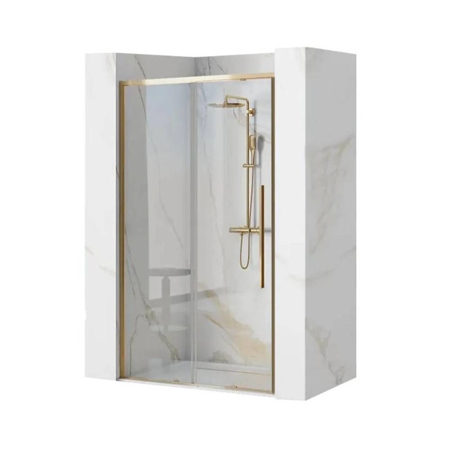 Rea Dzwi do kabiny prysznicowej Solar Gold L 100 x 195 cm