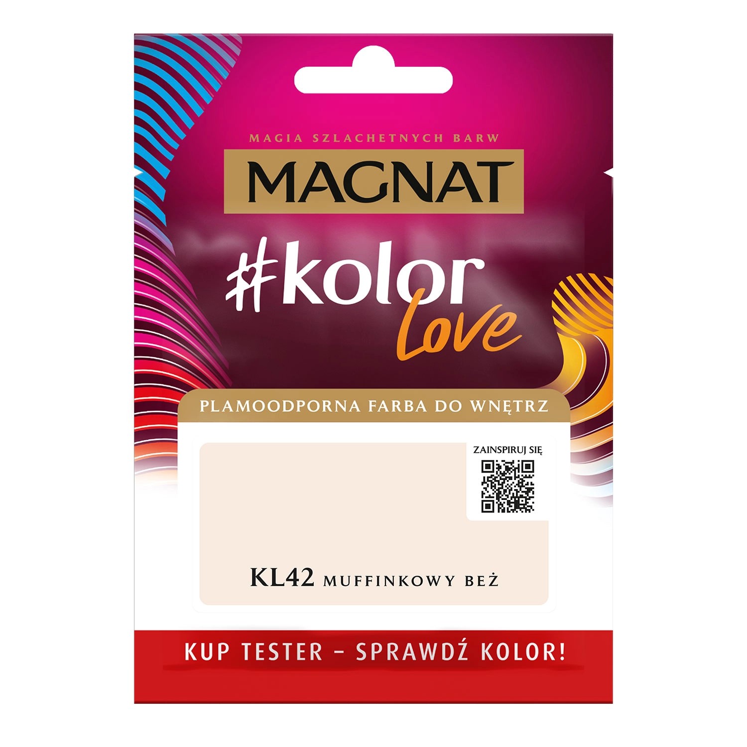 Tester farby Magnat KolorLove muffinkowy beż 25ml