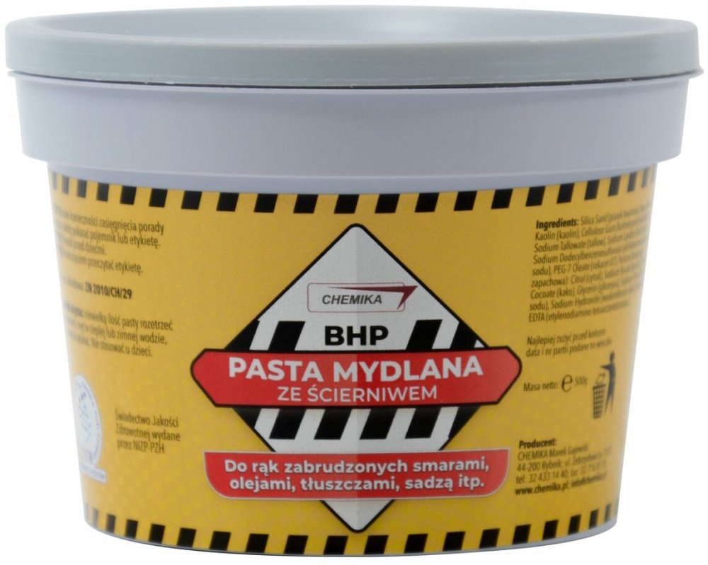Pasta BHP Chemika, mydlana, 500g