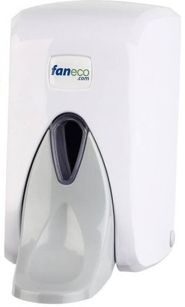 Faneco Pop dozownik do mydła łokciowy 500 ml ścienny biały/szary SA500PGWG