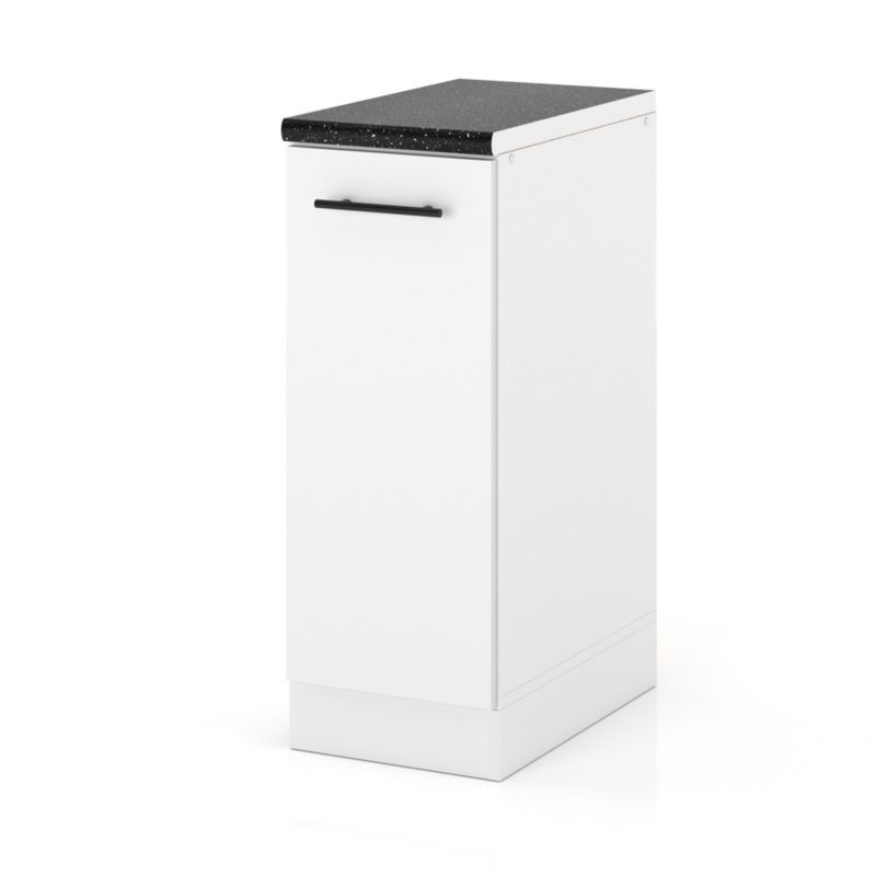 Szafka Kuchenna Hurtownia-Mebli Stojąca D30 sPremium 30cm Biały Mat Biały Mat 30x52x85 cm 1szt.