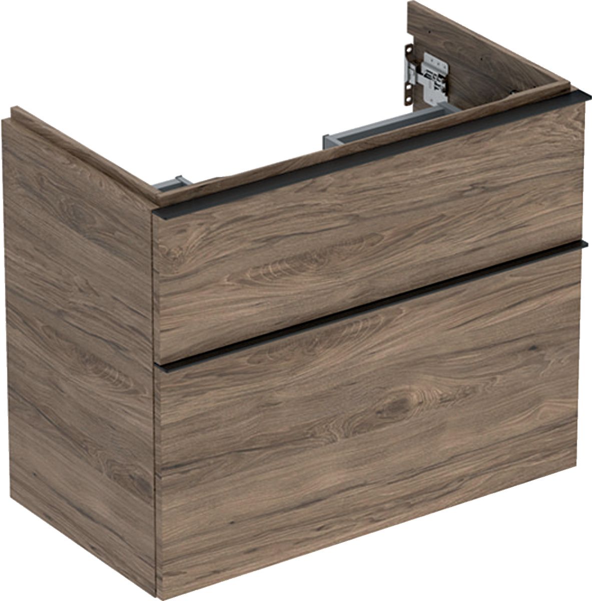 Geberit iCon szafka 74 cm podumywalkowa wisząca orzech hickory/lava mat 502.308.JR.1