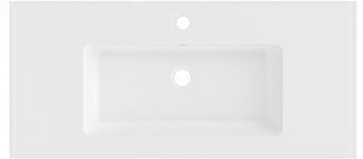 Riho Spring Dew umywalka 100x46 cm prostokątna meblowa biała W003003105