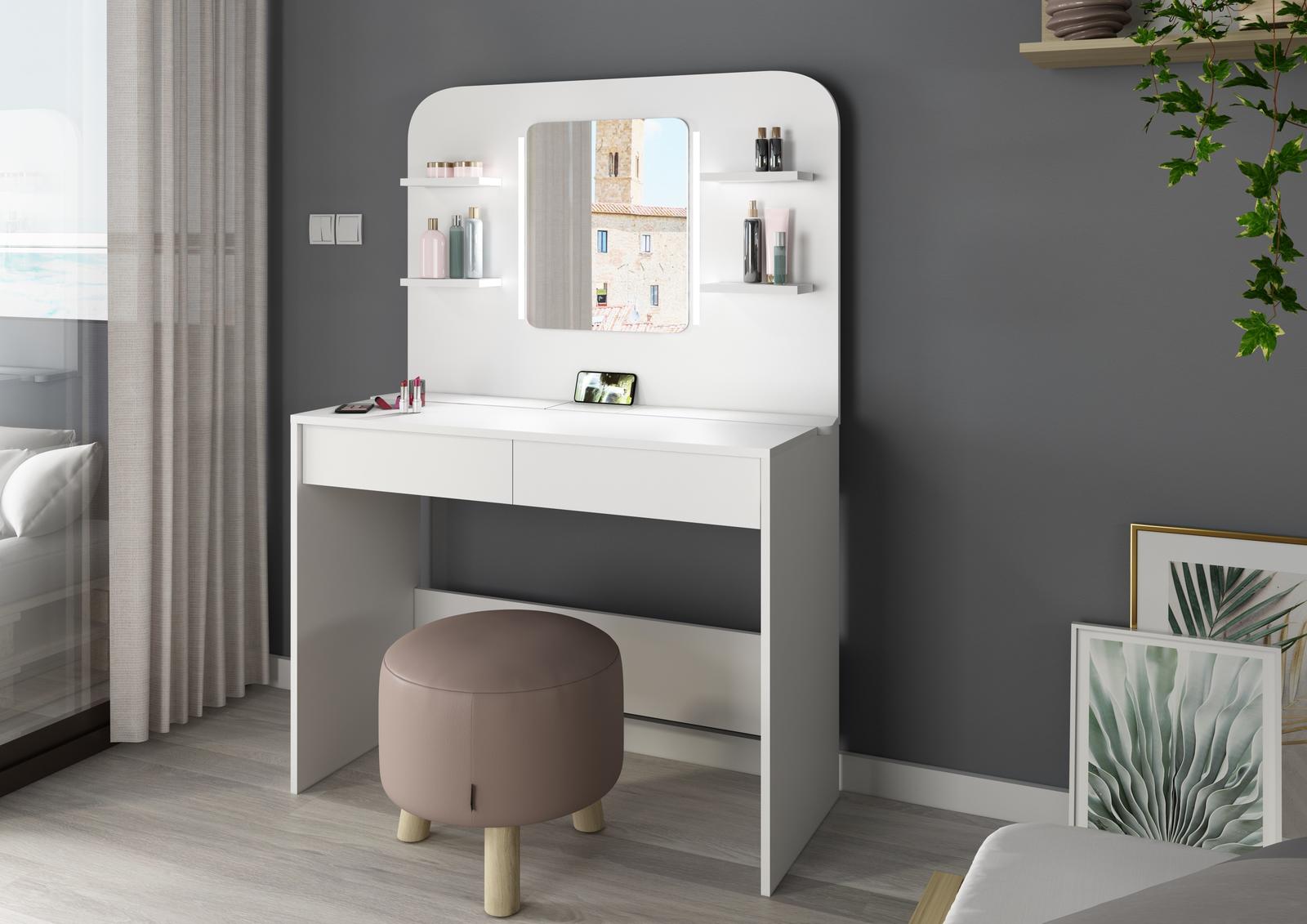Toaletka Secret white