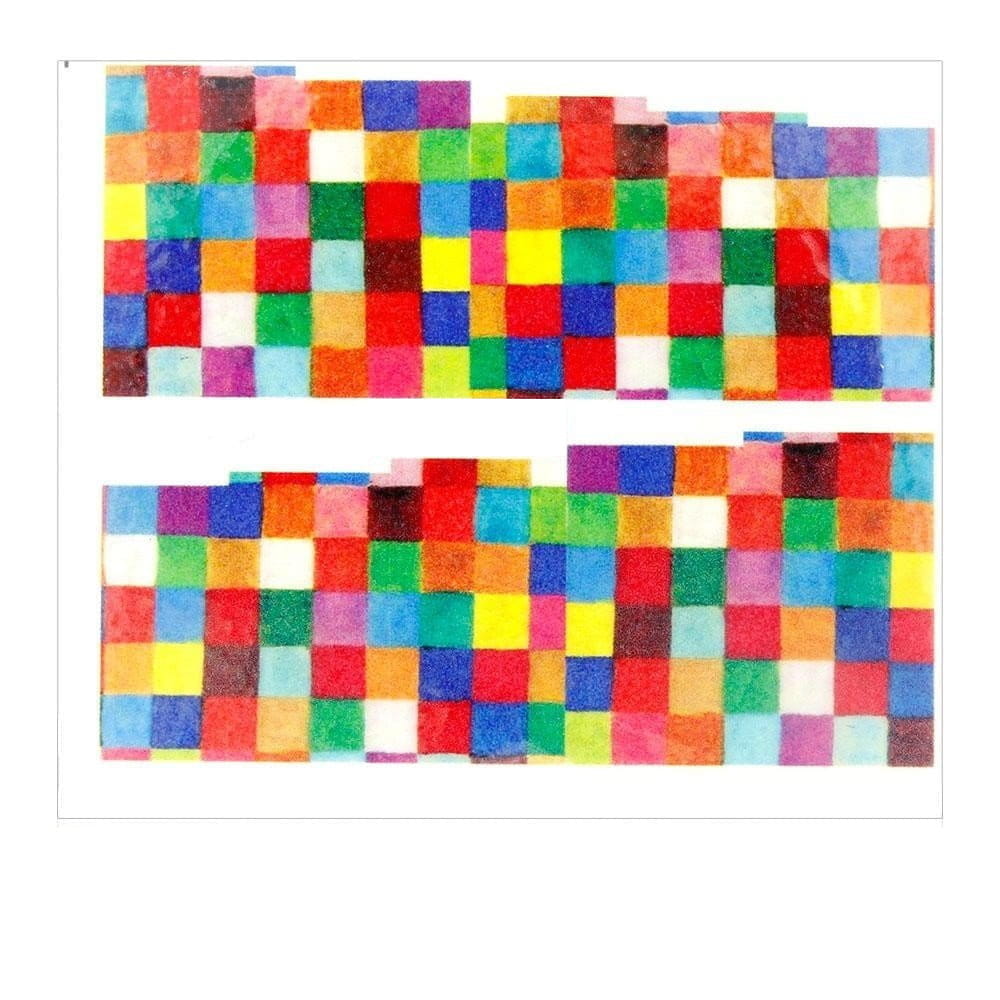 Naklejki wodne do paznokci arkusz 6,5 x 5,5 cm na 10 palców yb Nr 804
