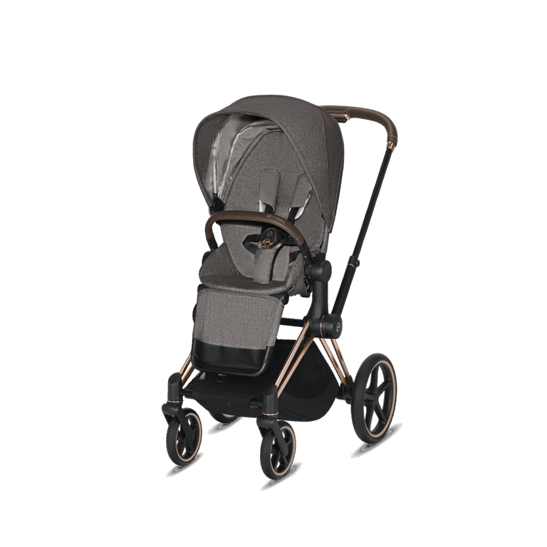 Cybex, Priam 2.0 - wózek spacerowy-Plus Manhattan Grey-Rose Gold