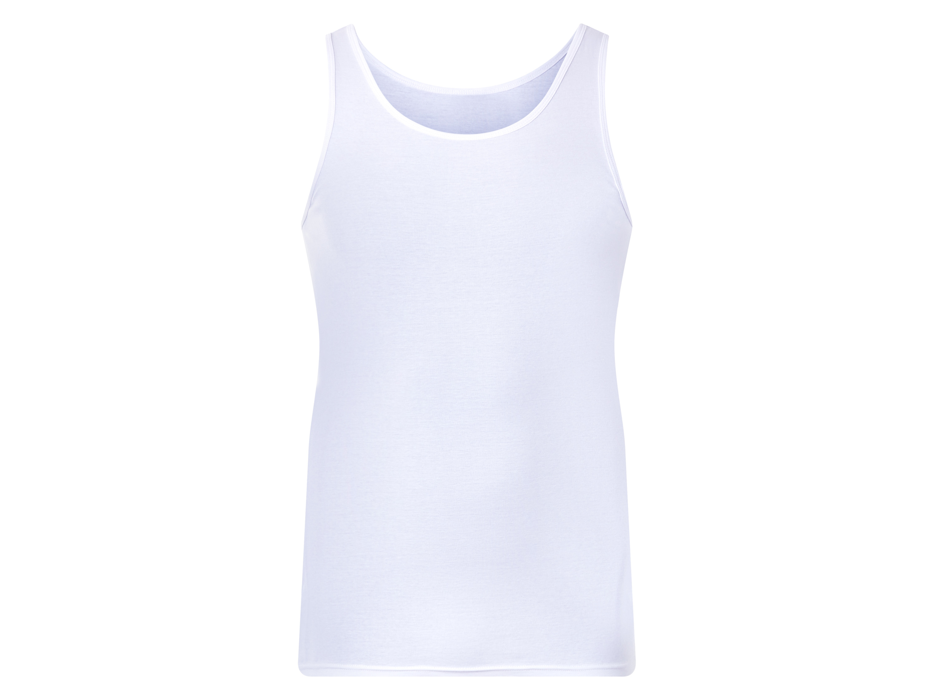 Livergy Podkoszulki męskie z bawełny, 3 sztuki Biały, 10/4Xl