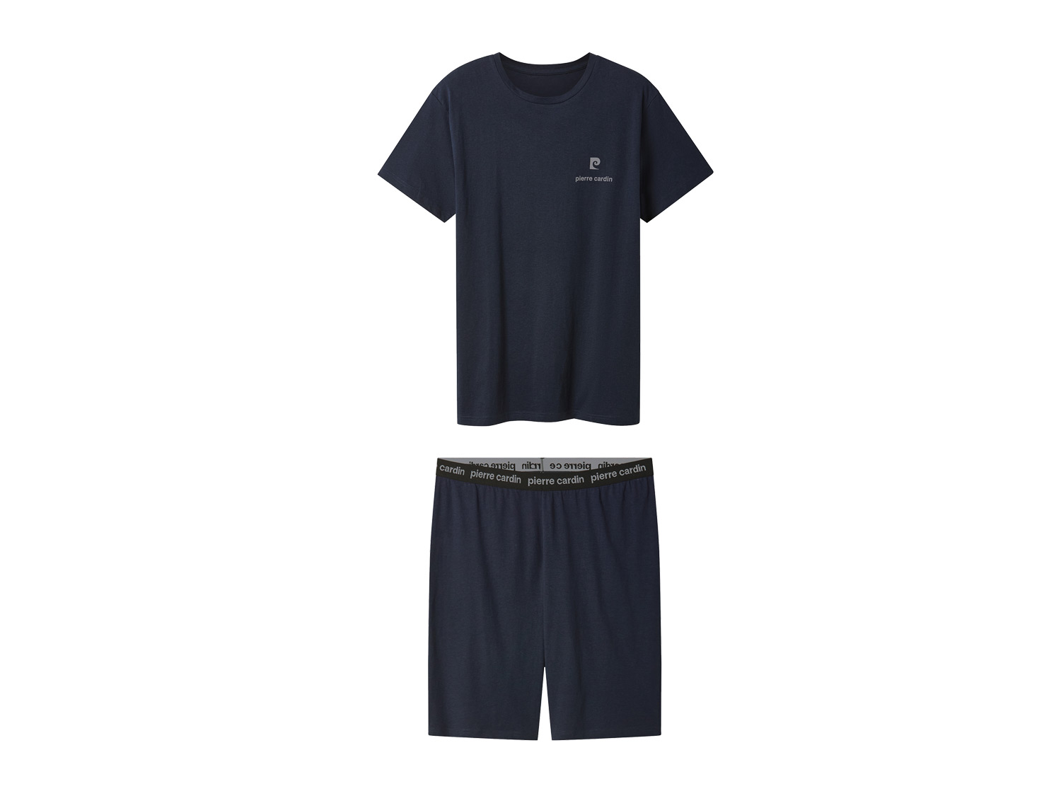 Pierre Cardin Piżama męska z bawełną Granatowy, XL