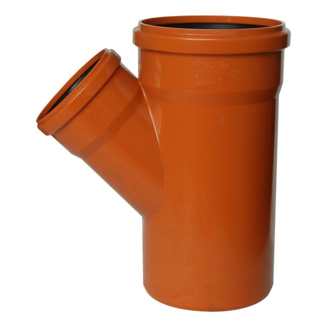 Trójnik Pipelife 45° 160 / 110 mm