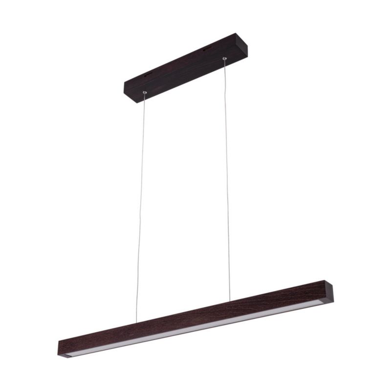 Drewniana Lampa Wisząca SPOT Light 2xLED 22.5W Drewno Bukowe Orzechowe FSC, Ściemniacz Dotykowy, 1 szt.