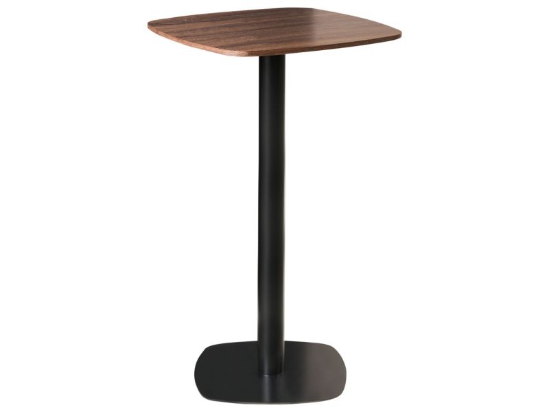Stół barowy Morella Czarny/ ciemny brąz 60 cm 1 szt.