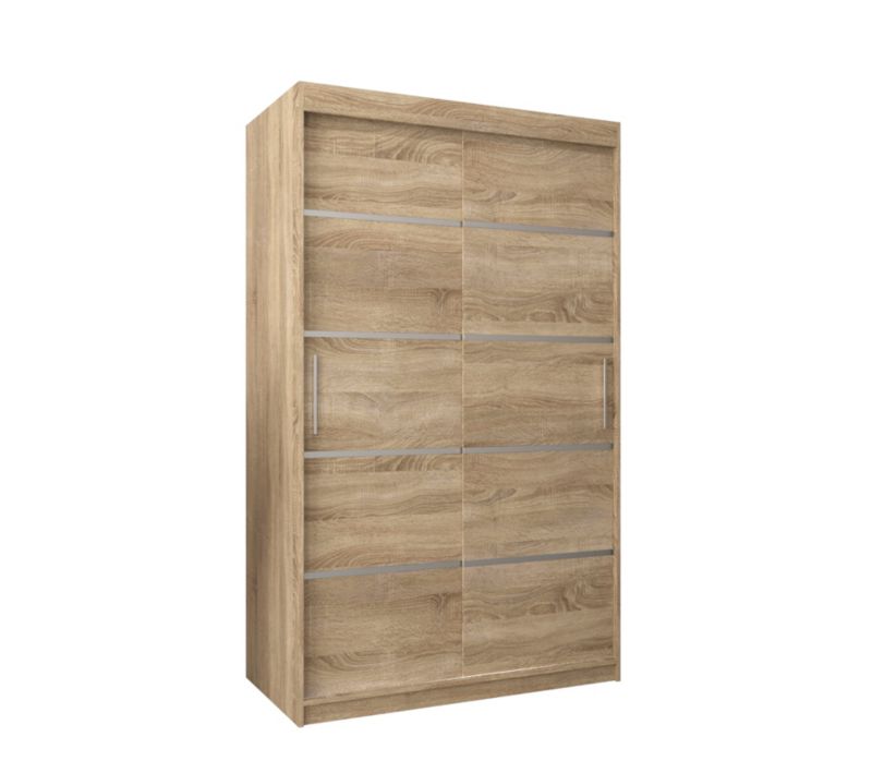 Szafa przesuwna Garderoba Abiks Verona 1 120 sonoma + sonoma 1 szt.