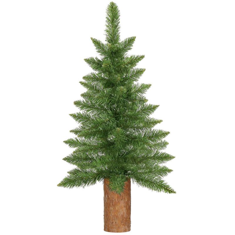 Sztuczna choinka na pniu Springos 80 cm, jodła mini, drzewko świąteczne 1 szt.