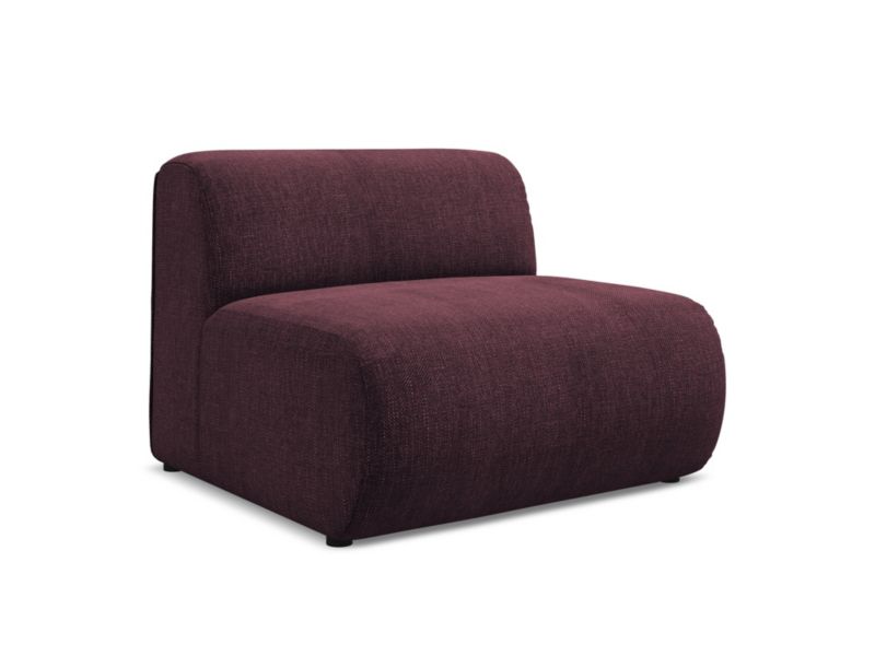 Moduł Makamii Ekahi z tkaniny szenilowej 90x89 cm bordo 1 szt.