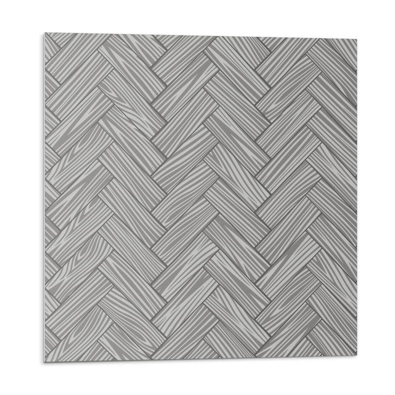 Kafelki samoprzylepne Wallfluent 50x50 cm Drewniany wzór splotu 4 szt.