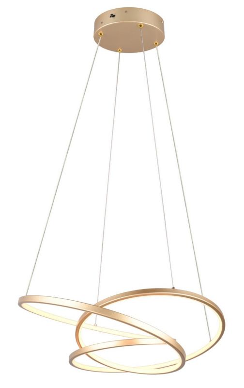 Lampa wisząca Trio Darvin 6040 złota nowoczesna wbudowany LED 34W 1 szt.
