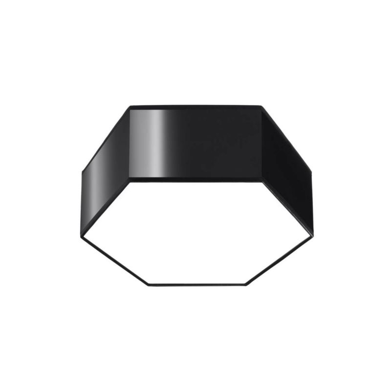 Plafon sufitowy lampa Sollux Lighting Sunde czarny 2 x E27 x 15W IP20 wym: 11,5 x 30,5 x 26,5 cm - 1 szt.