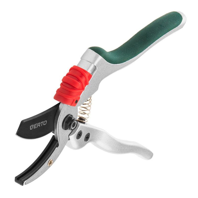 Sekator ogrodowy VERTO kowadełowy 195 mm, aluminiowy, średnica cięcia 18 mm 1 szt
