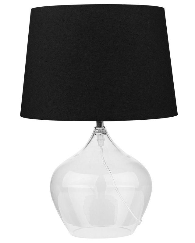 Lampa stołowa Osum Szkło Czarny 1 szt.