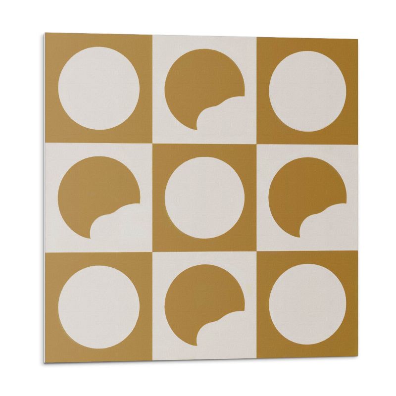 Kafelki samoprzylepne Wallfluent 30x30 cm Wzór ubytkowych kół w stylu abstrakcyjnym 9 szt.
