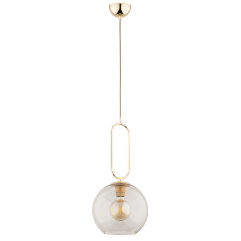 Lampa wisząca Alfa Vavil 1276 złoto-przezroczysty nowoczesna 1xE27 x 15W 1 szt.