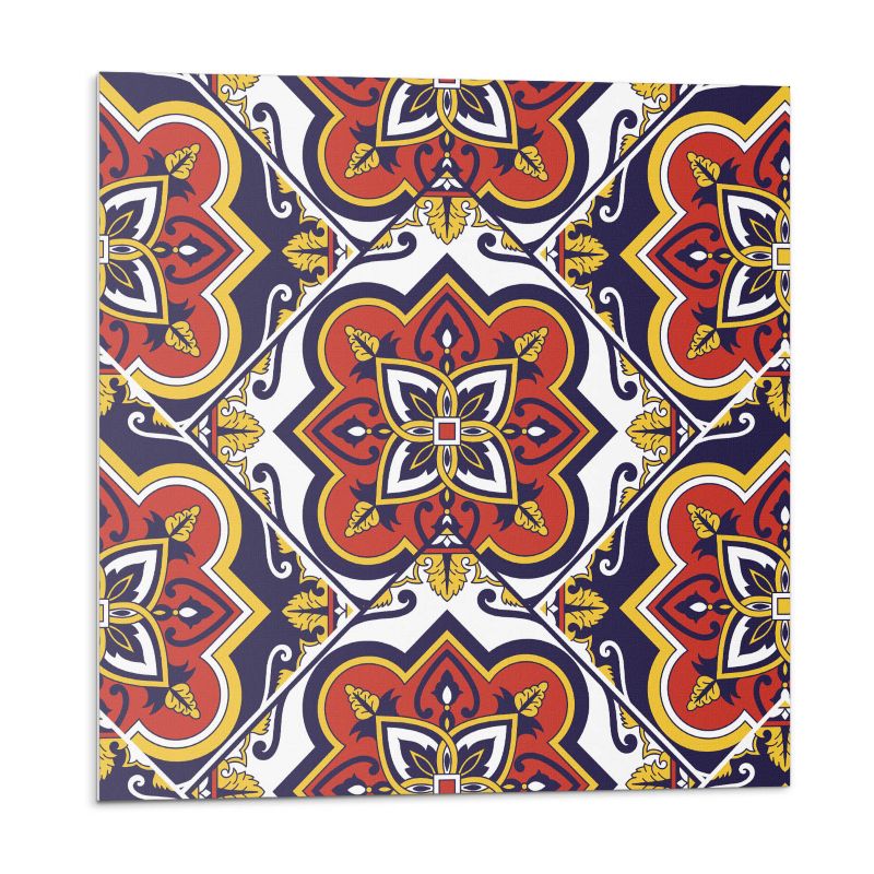 Kafelki samoprzylepne Wallfluent 30x30 cm Ornamenty i kwiaty w harmonijnym połączeniu 9 szt.