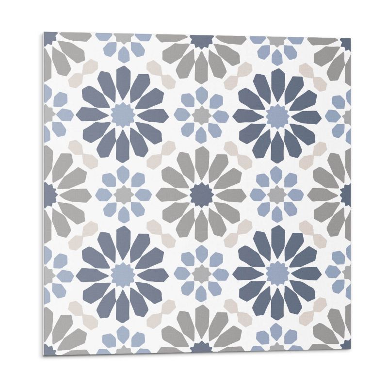 Kafelki samoprzylepne Wallfluent 30x30 cm Symetryczny motyw kwiatowy 9 szt.