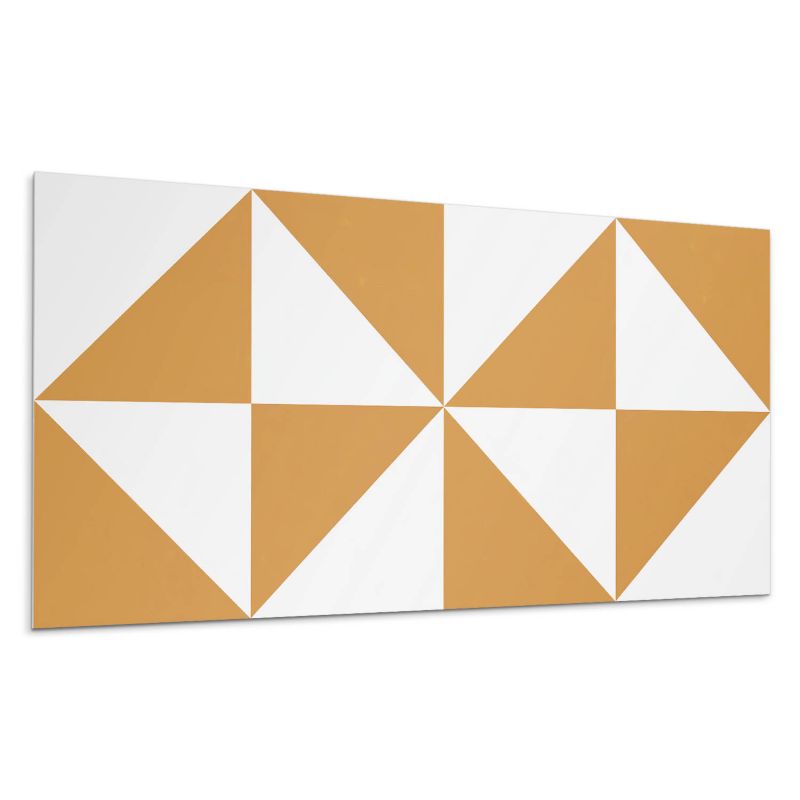 Panel samoprzylepny Wallfluent 120x60 cm Kwadratowe trójkąty w geometrycznym stylu 1 szt.
