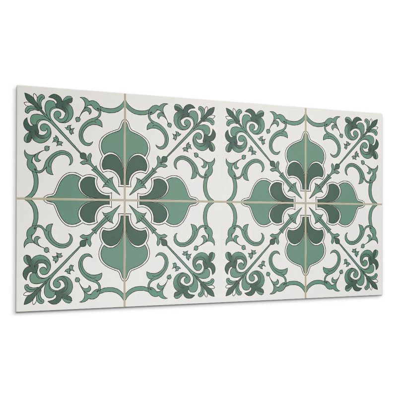 Panel samoprzylepny Wallfluent 100x50 cm Wytworny design roślinny 1 szt.