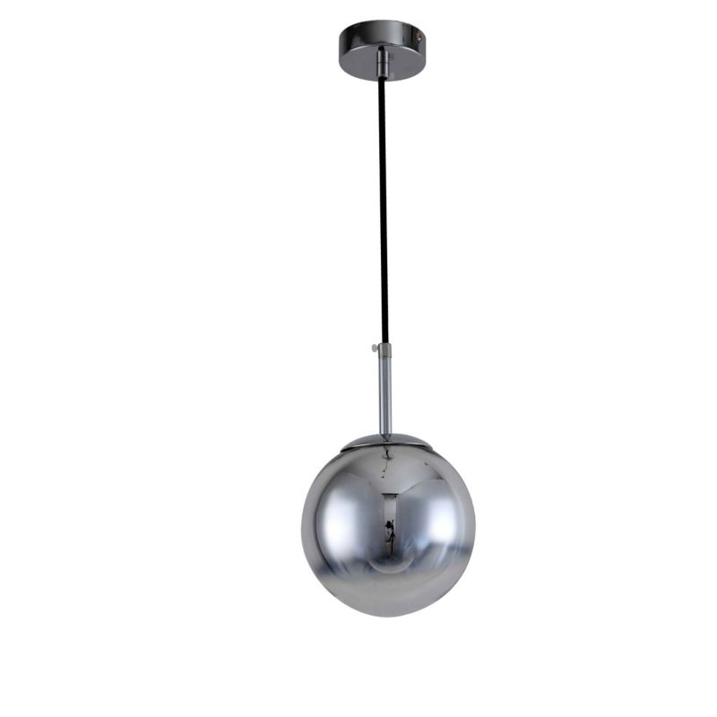 Lampa wisząca Light Prestige Palla 3318 transparentna-chromowana szerokość 15 cm 1xE14 x 40W 1 szt.