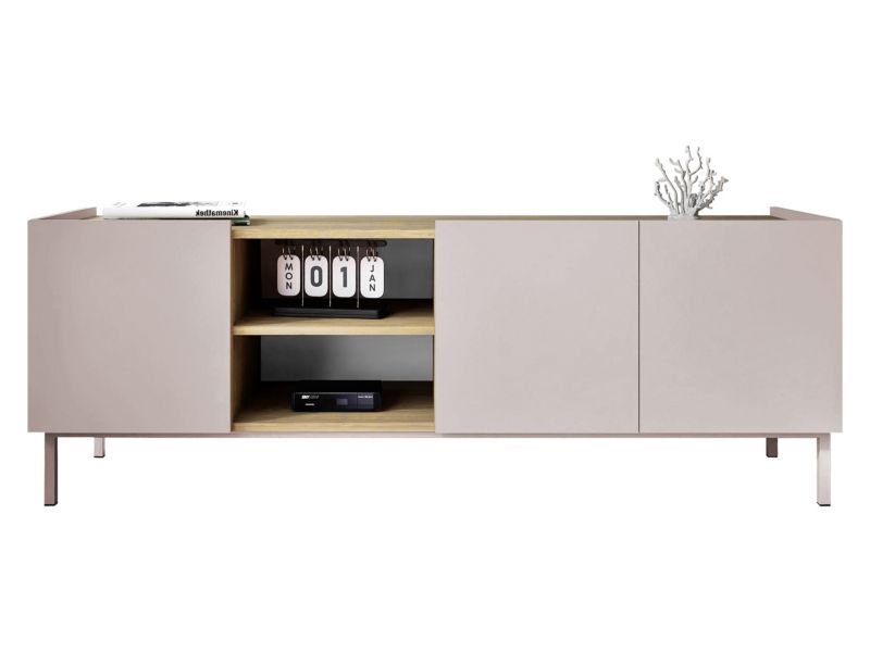Szafka RTV MIRJAN 24 System 72 kaszmir + dąb cremona 1 szt.