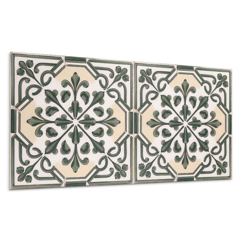 Kafelki samoprzylepne Wallfluent 60x30 cm Motyw botaniczny na płytce 6 szt.