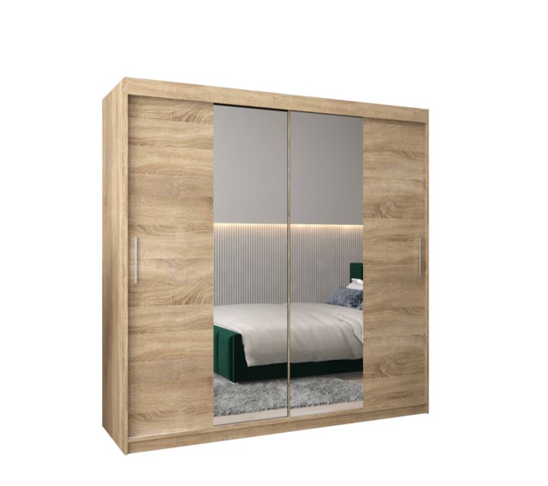 Szafa przesuwna Garderoba Abiks Tokyo 1 200 sonoma + sonoma 1 szt.