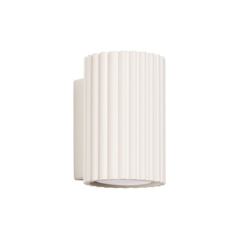 Kinkiet ścienny Sollux Lighting Karbon beżowy góra-dół 1 x GU10 x IP20 wym: 10 x 6,5 x 8,5 cm - 1 szt.