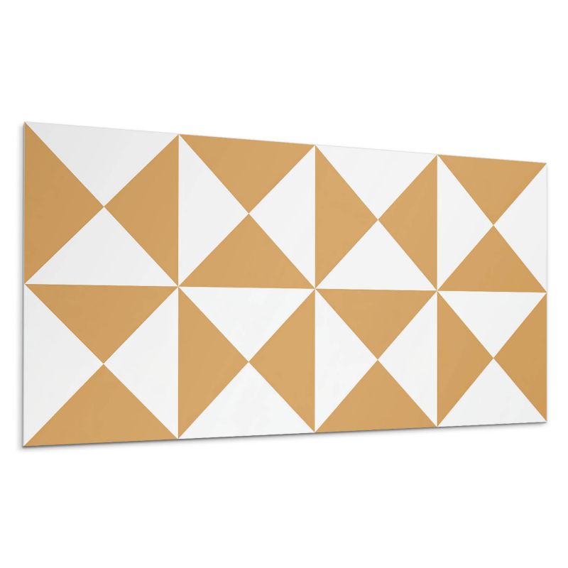 Kafelki samoprzylepne Wallfluent 60x30 cm Motyw trójkątnej geometrii 6 szt.