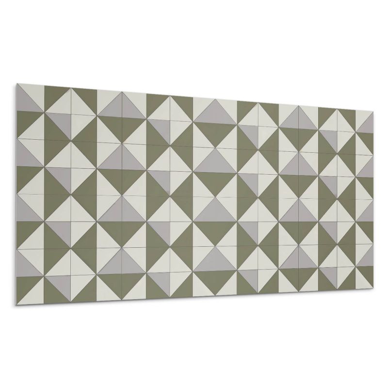 Kafelki samoprzylepne Wallfluent 60x30 cm Motyw trójkątnych form 6 szt.