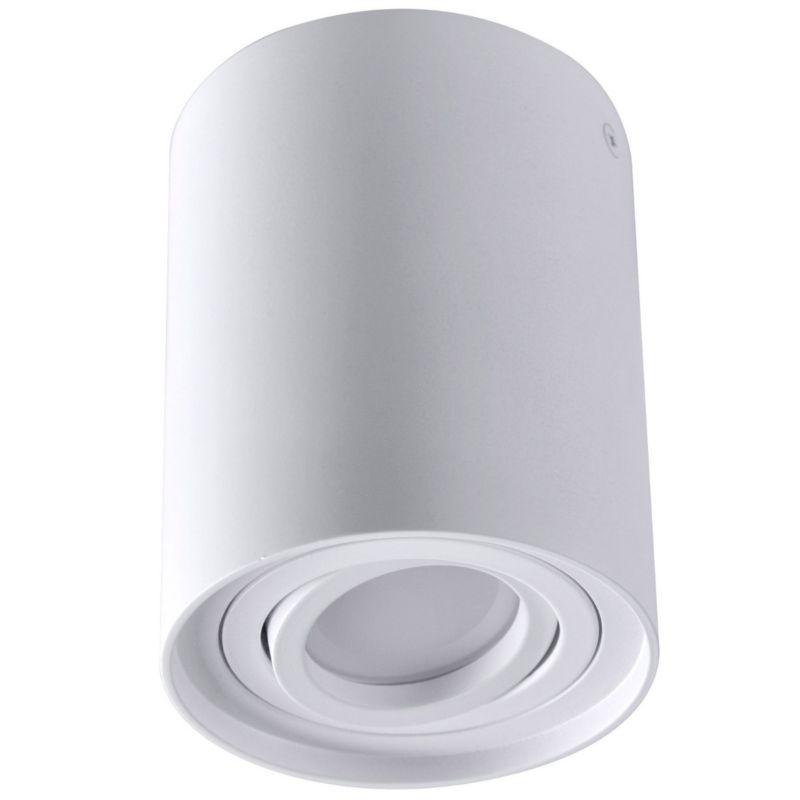 Spot oprawa sufitowa Polux Hadar biały 1 x GU10 x 10W IP20 wym: 12,5 x 9,6 cm - 1 szt.