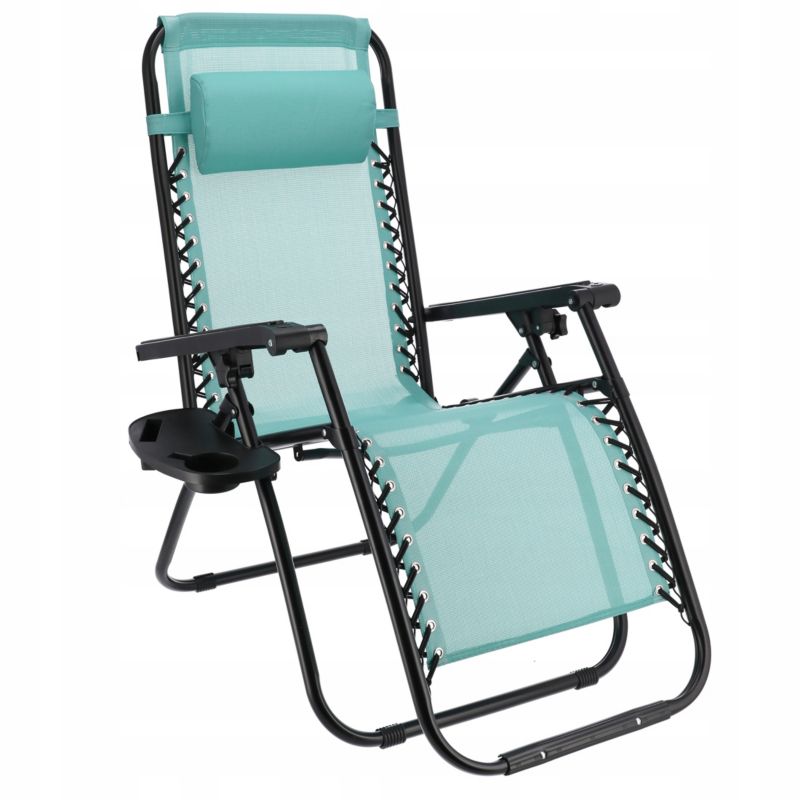 Leżak ogrodowy JUMI składany ZERO GRAVITY plażowy 188 cm 1 szt.