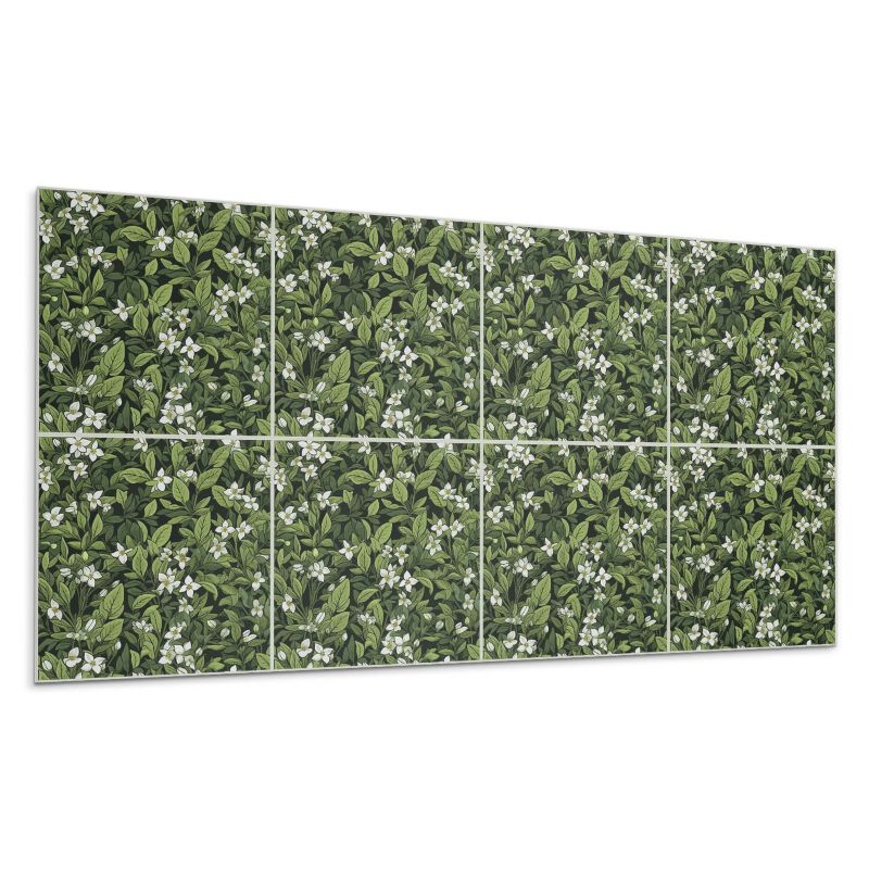 Kafelki samoprzylepne Wallfluent 60x30 cm Wzór florystyczny z kwiatami 6 szt.