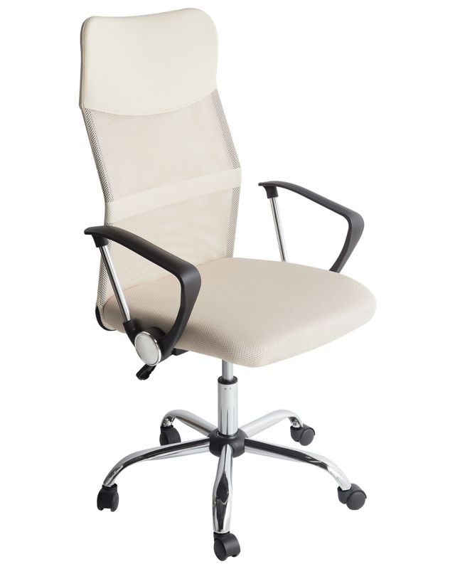 Fotel biurowy Beżowy Design 1 szt.