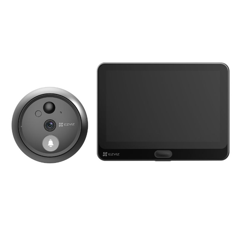 Wizjer drzwiowy WiFi, HP4, Ezviz, czarny, 1 szt