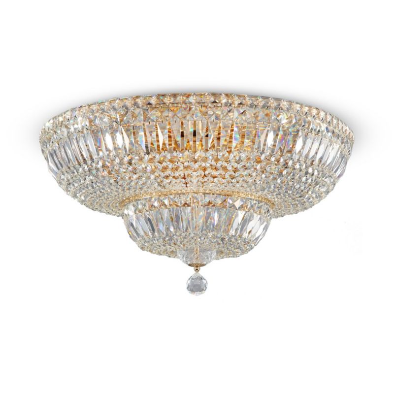 Lampa wisząca Maytoni Basfor 7082 mosiężno-złota kryształowa 16xE14 x 60W 1 szt.