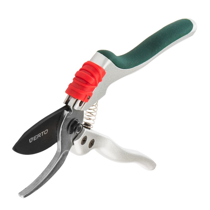 Sekator ogrodowy VERTO uniwersalny 195 mm aluminiowy, średnica cięcia 18 mm 1 szt