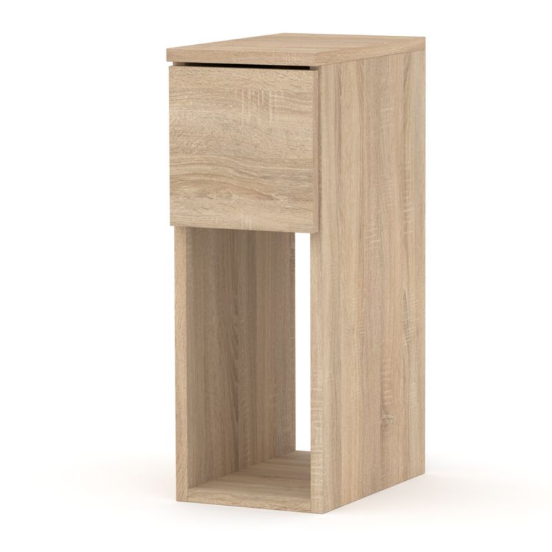 Szafka Nocna Hurtownia-Mebli Szuflady 1 FIGO 20cm Dąb Sonoma Dąb Sonoma 20x30x55 cm 1szt.