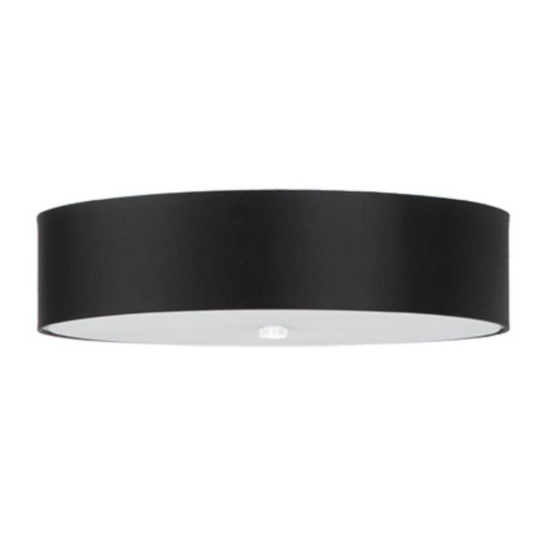 Plafon sufitowy Sollux Lighting Skala czarny 5 x E27 x 15W IP20 wym: 16 x 50 x 50 cm - 1 szt.