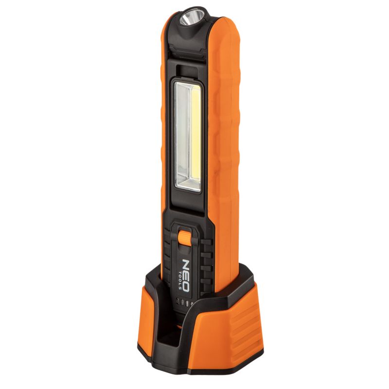 Lampa warsztatowa NEO TOOLS akumulatorowa 500 lm COB + baza + ładowarka 1 kpl