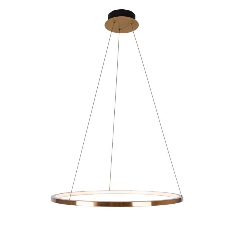 Lampa wisząca Maxlight Queen 2188 złoty szczotkowany ring wbudowany LED 23W 1 szt.