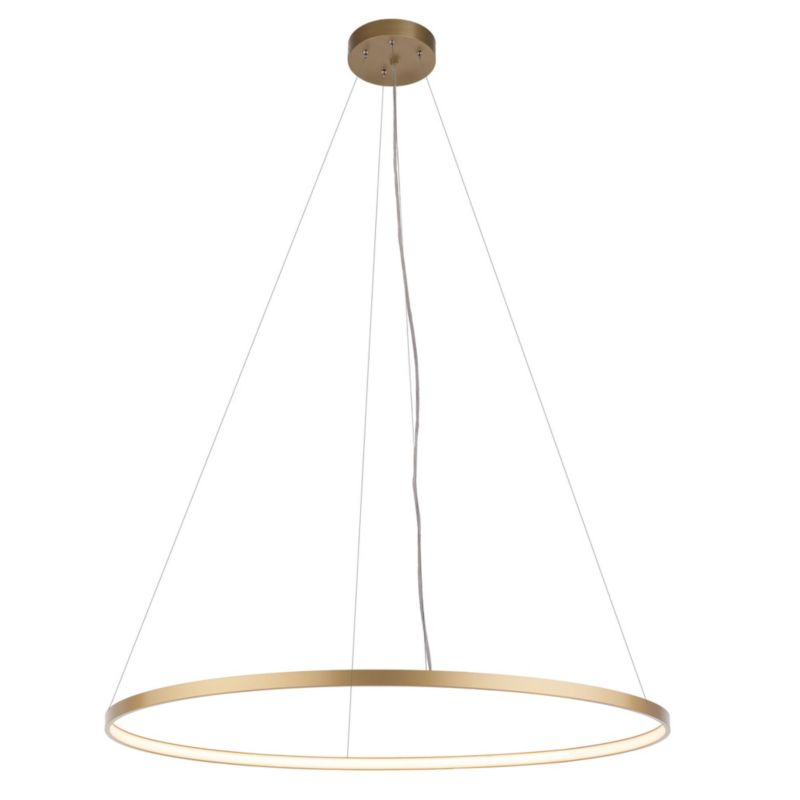 Lampa wisząca Shilo Agari 3443 złoty mat ring wbudowany LED 73W 1 szt.